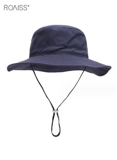 roaiss 2 Pack Kids Sun Hat Baby Wide Brim Cap Summer Beach Bucket Hat Infant Foldable Fishing Hat Adjustable Toddler Hat  - Image 5