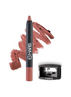 Mars MARS Long Lasting Crayon Lipstick up to 12 Hours Stay | Matte Finish | Waterproof | Won't Smudge Won't Budge Lip Crayon (3.5 gm) 13-Brave  - Image 1