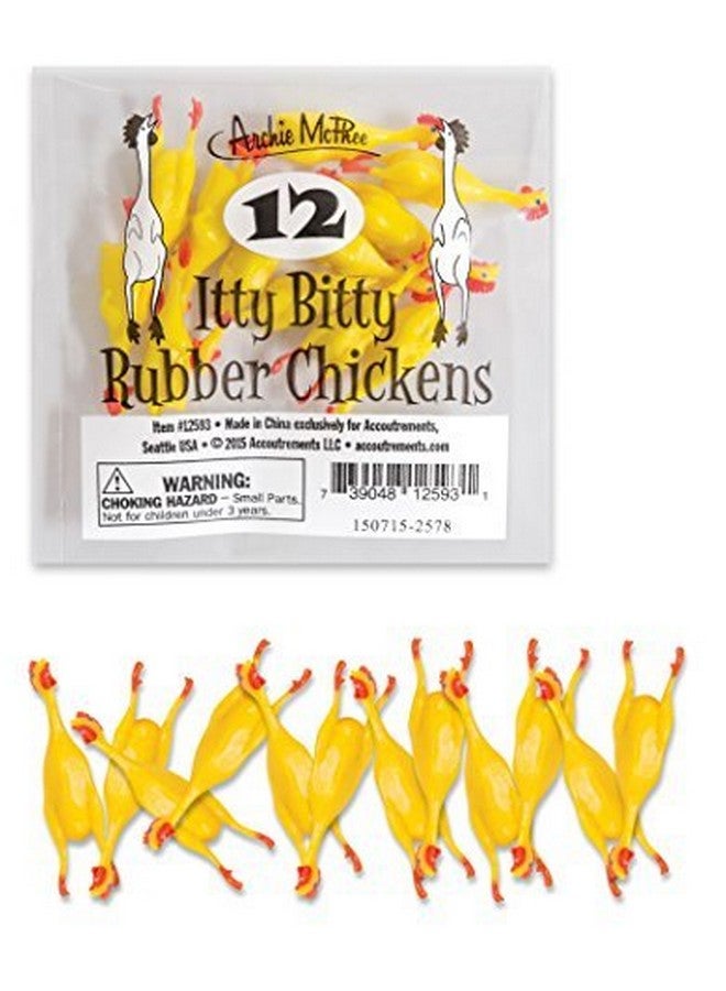 Itty Bitty Rubber Chickens By Archie Mcphee