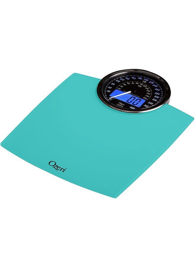 Ozeri - Rev 400 lbs Weight Scale with Electro-Mechanical Weight Dial and 50 gram Bath Scale Sensors (0.1 lbs / 0.05 kg) - Image 1