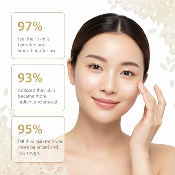 SKK Skin Care Set, 6 Piece Skin Care Set,Skin Care Gift Set for Women, Facial Care Set Includes Cleanser, Eye Cream, Facial Essence, Moisturizing Lotion, Face Cream, Toner. (Rice) - Image 3