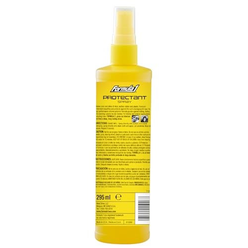 Formula 1 Interior Detailing Protectant Spray, Car Interior Cleaner with UV Protection, Non Greasy Formula, Safe for Vinyl, Rubber, Plastic, & Dashboard - 10oz - Image 2