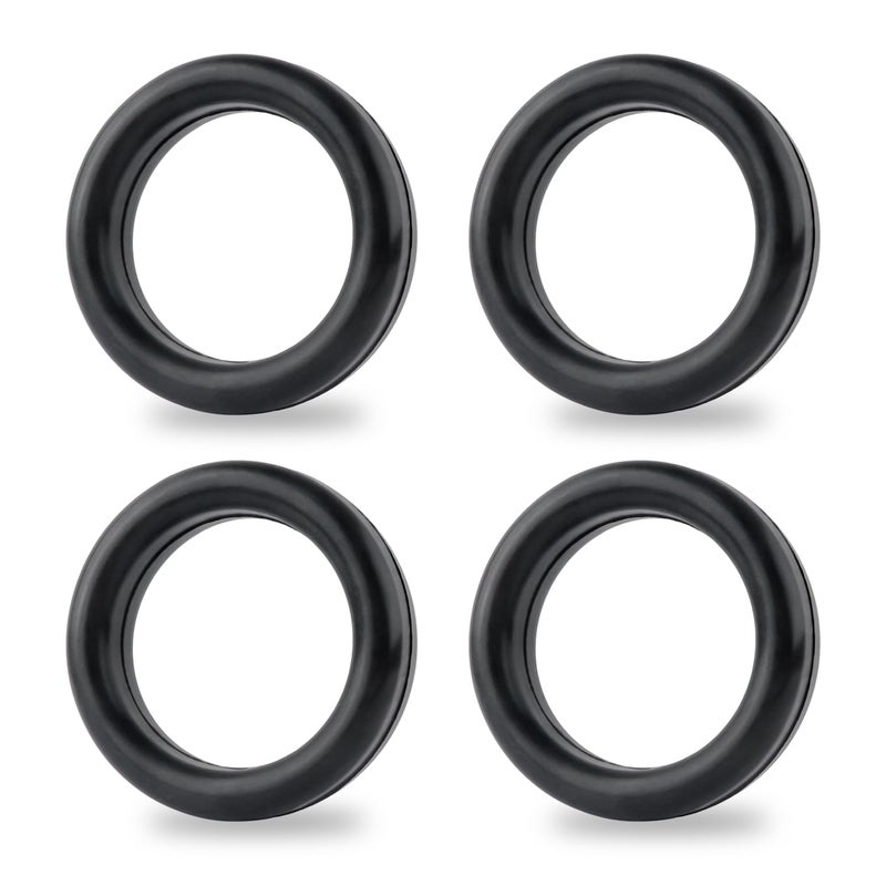 4pcs Car Exhaust Hangers O Rings Rubber Muffler Hanger Insulator Bushing Mount Universal Automotive Replacement Exhaust Hanger Tool Fits Most Car Truck SUV
