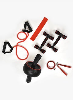 KANGAROO Set of 6 pieces abdominal exercise equipment including push-up stand, upgraded wheel, mini mat and jump rope Bundle  - Image 2