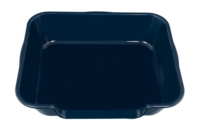 Blaucasa 1 Pack Extra Large Dog Litter Box Pan Tray (ABS Material), Low Entry Jumbo Senior Litter Boxes for Multiple Kitten Big Cats, Pet Safe Indoor Dog Potty (Dark Blue, 24" L x 20" W) - Image 2