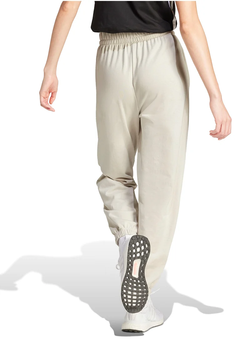 اديداس Essential Small Logo French Terry Cuffed Joggers