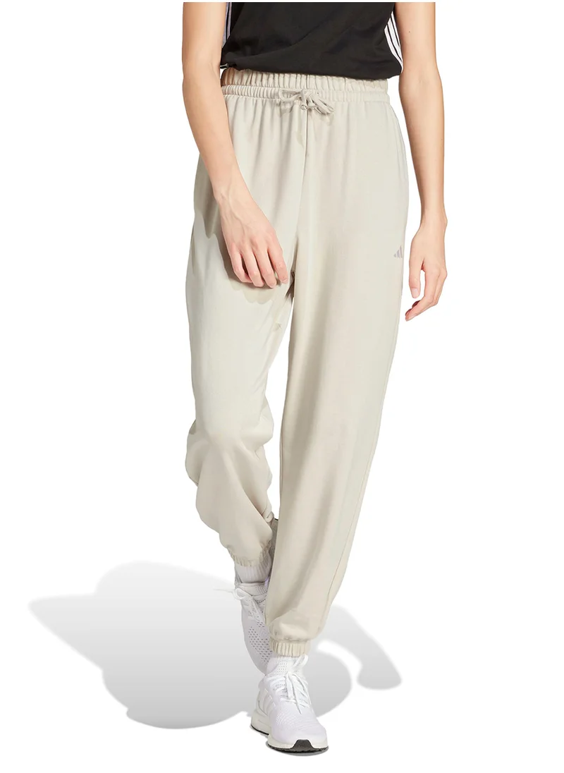 اديداس Essential Small Logo French Terry Cuffed Joggers