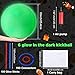 HI-BOOM Hiboom 110 Pcs 10 Inch Glow in The Dark Kickballs Dodgeballs Set Includes 6 Pcs Playground Ball with Pump 100 Glow Sticks Storage Bag for Playground Backyard Outdoor Indoor - Image 4