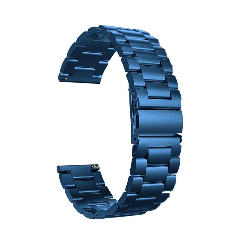 Bluejw 22mm 20mm Stainless Steel Watch Band for Samsung Galaxy Watch 6/5/4/Active 2/Gear S3, Metal Strap Replacement for Huawei Watch (40mm, 44mm, 47mm) - Image 1