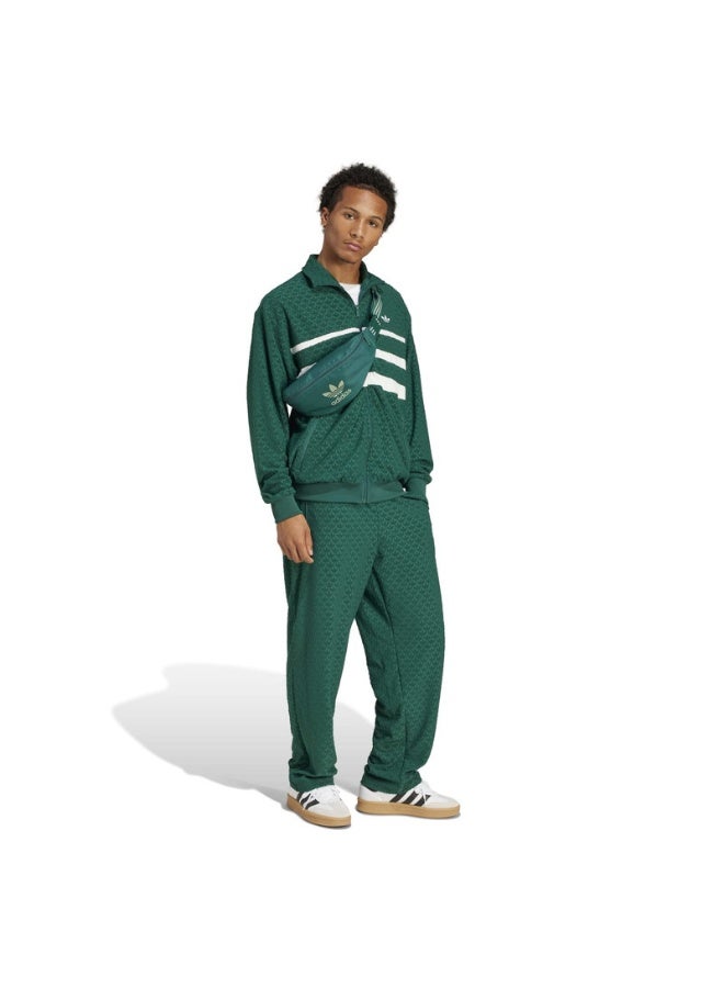 adidas Originals adidas Q12 MONOGRAM TR Green Originals Men PANTS - Image 4