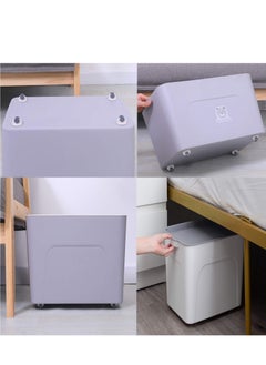 Generic Self-Adhesive Mini Pulleys for Storage Boxes - 8 Pack White Non-Rotating Bottom Rollers for Easy Movement of Trays, Trash Cans, and DIY Projects - Single Row Design.  - Image 3