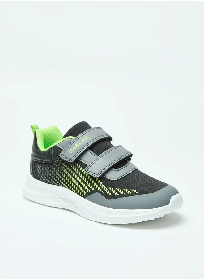 شو اكسبرس Mesh Textured Sports Shoes with Hook and Loop Closure