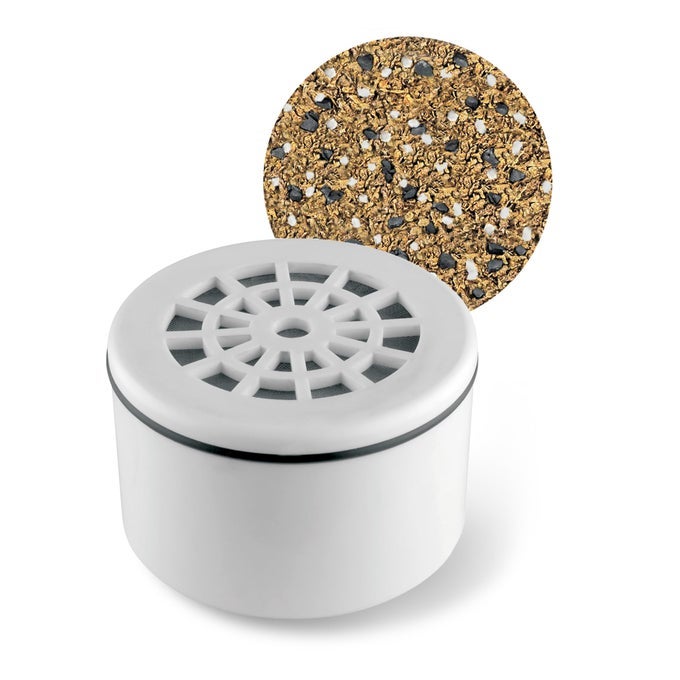 AQUACARE BY HOTELSPA 1139 REPLACEMENT DISPOSABLE ENRICHED KDF CARTRIDGE FOR COMPACT UNIVERSAL SHOWER FILTER OR FILTERED SHOWER HEADSHANDHELD SHOWERS