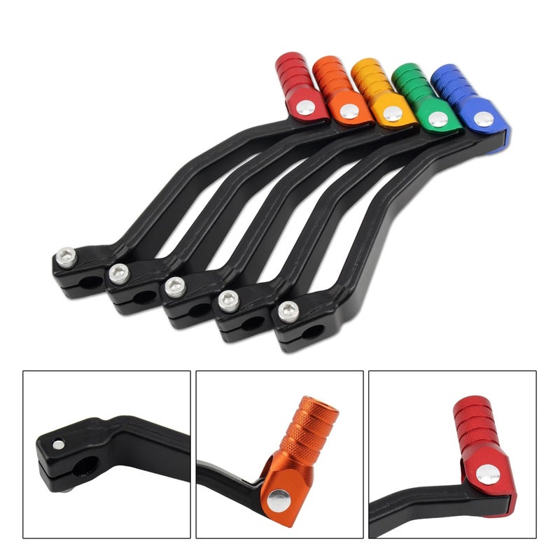 Universal Black Orange Motorcycle Gear Shift Lever For 125cc To 250cc Pit Bikes - Image 4