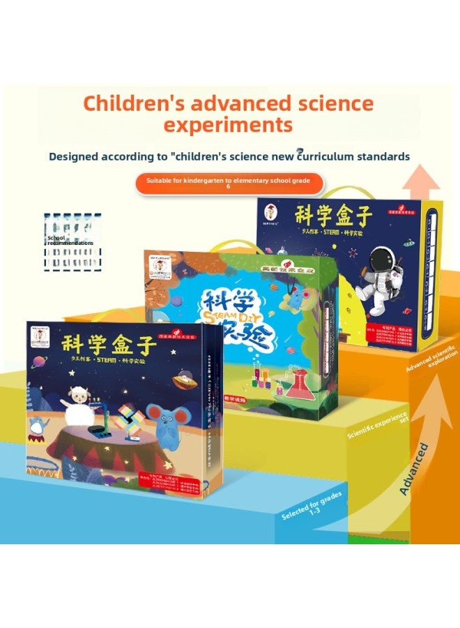Science Experiment Small Making Children's Handmade Educational Toys Student Suit Material Bag Boys And Girls Steam-Color:426 Science Experiment Color Box Version  - Image 4