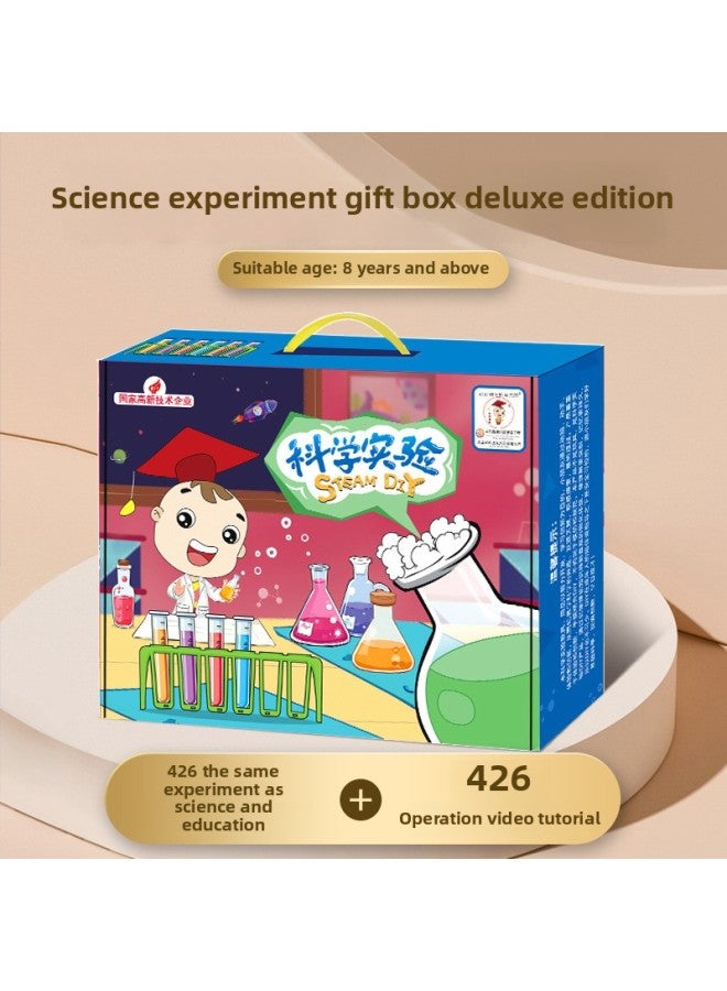 Science Experiment Small Making Children's Handmade Educational Toys Student Suit Material Bag Boys And Girls Steam-Color:426 Science Experiment Color Box Version  - Image 1