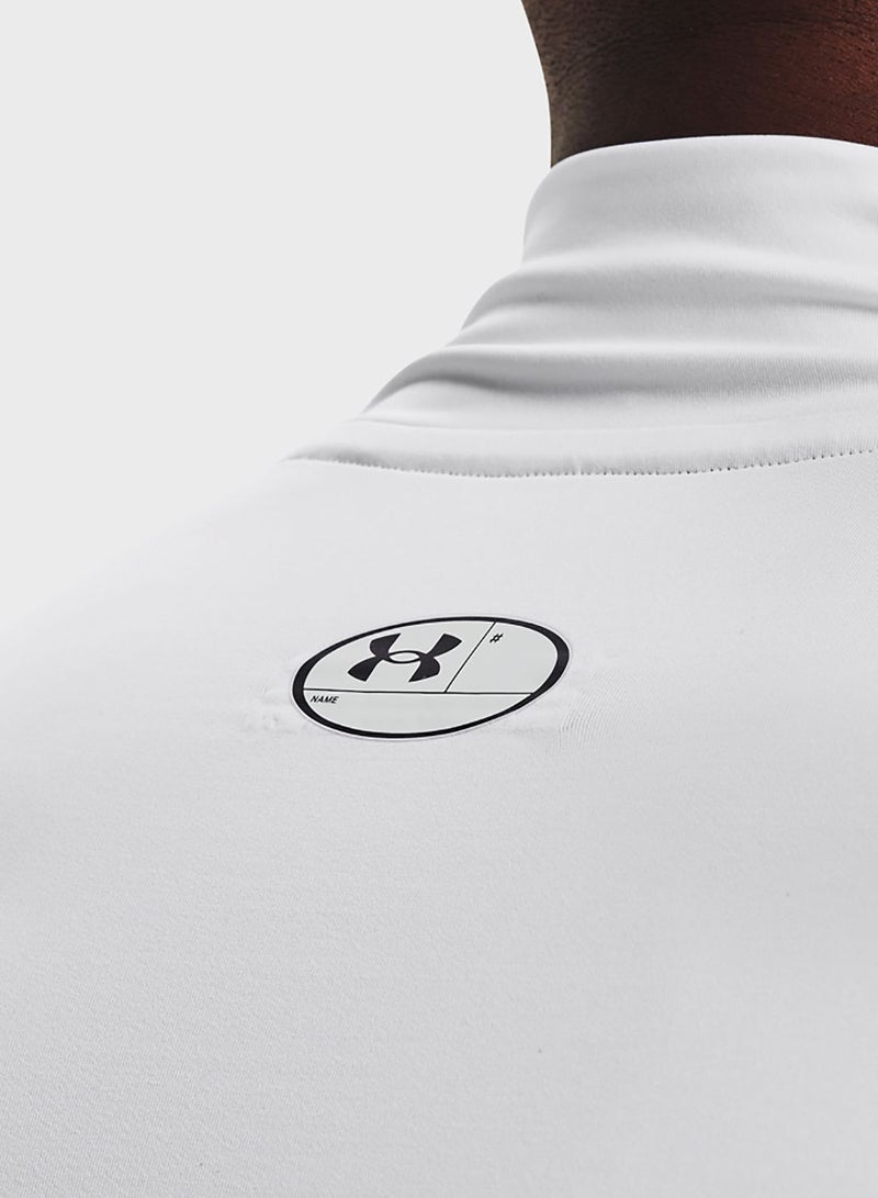 UNDER ARMOUR Heatgear Armour Comp Mock T-Shirt - Image 3
