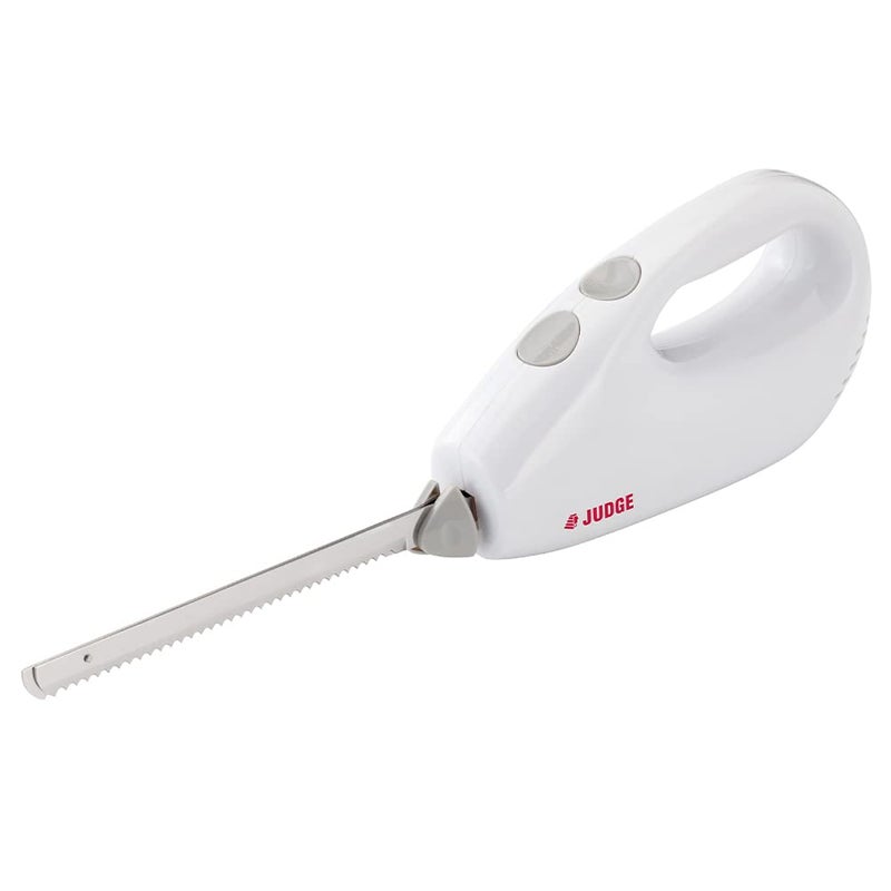 سكين تقطيع كهربائية من جادج لقطع الخبز وشرائح اللحم بمقبض مريح وشفرات آمنة للغسل في غسالة الصحون 180 واط