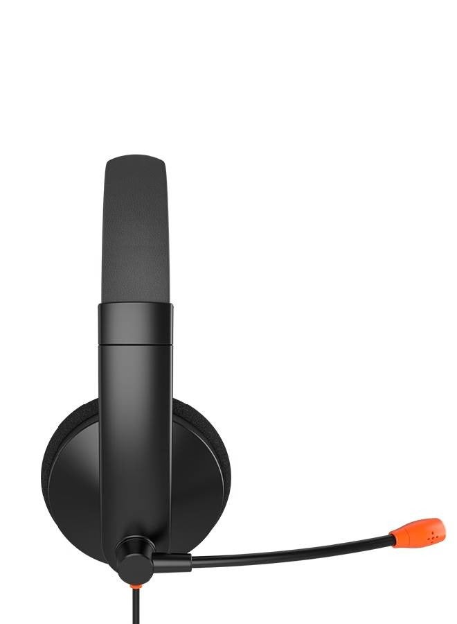 Meetion USB Single Ear Telephone Headset - HP002U, Black - Image 4