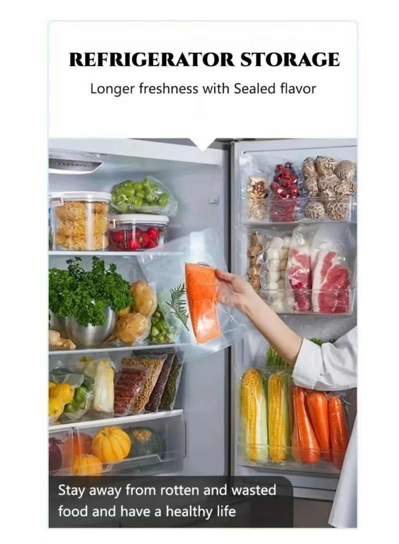 كيلا جهاز تفريغ الهواء جهاز غلق الطعام بالشفط المحمول، حقيبة حفظ الطعام الجافة والرطبة، نمط الطعامجهاز تفريغ الهواء   الجاف والرطب، ضوء مؤشر LED وجهاز تفريغ الهواء الخارجي، جهاز غلق الطعام بالشفط المحمول، لن يضيع الطعام مرة أخرى تلقائيًا - Image 5