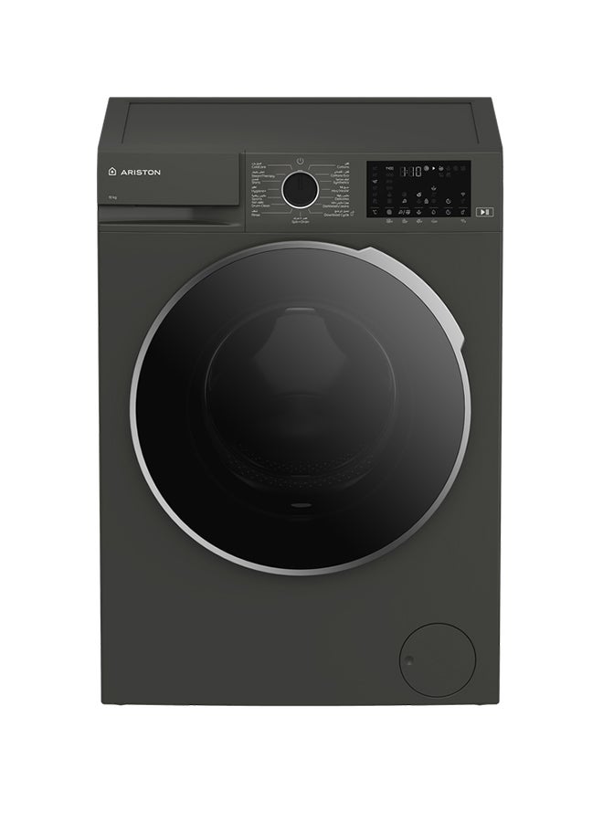 أريستون Washer Front Load - 10 Kg Washing - 15 Programs ARWF10142DMSA Grey - Image 1