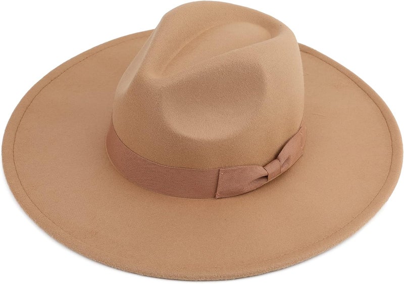 Pro Celia Big Wide Brim Women Fedora Hat - Image 1