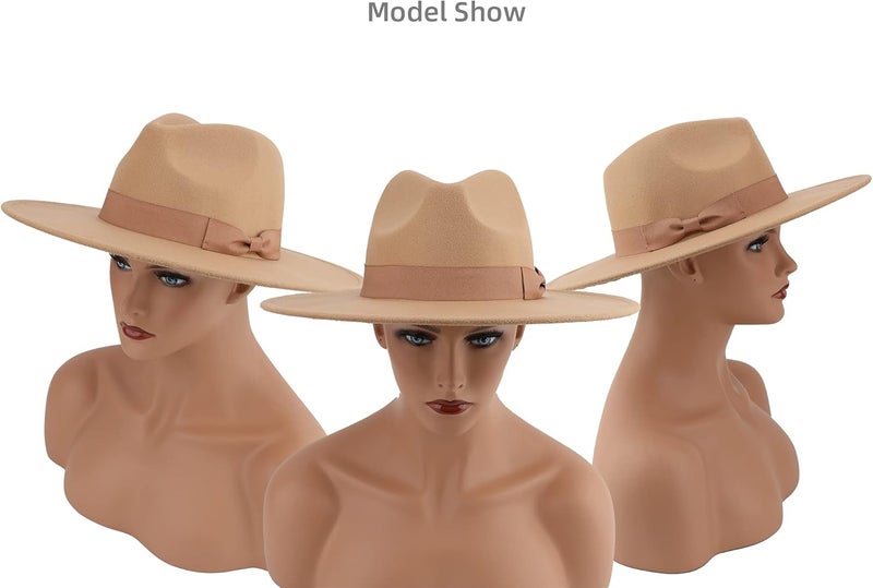 Pro Celia Big Wide Brim Women Fedora Hat - Image 5