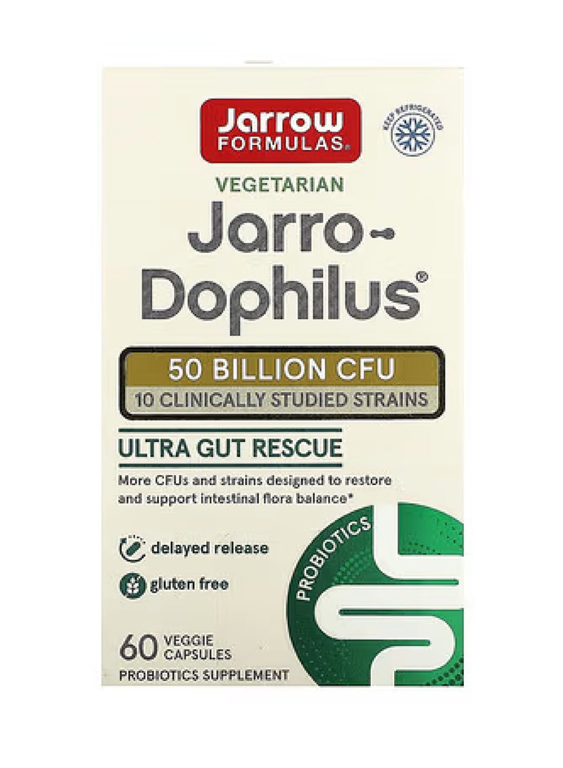 jarrow formulas Jarro-Dophilus 50 Billion CFU 60 Veggie Capsules - Image 1