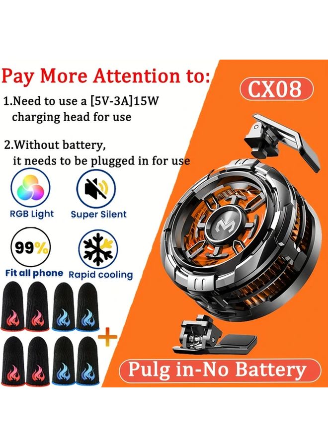 MEMO CX08 Magnetic Cooling Radiator 15W USB Powered 5V 3A No Battery for Mobile Phone Tablet - Image 2