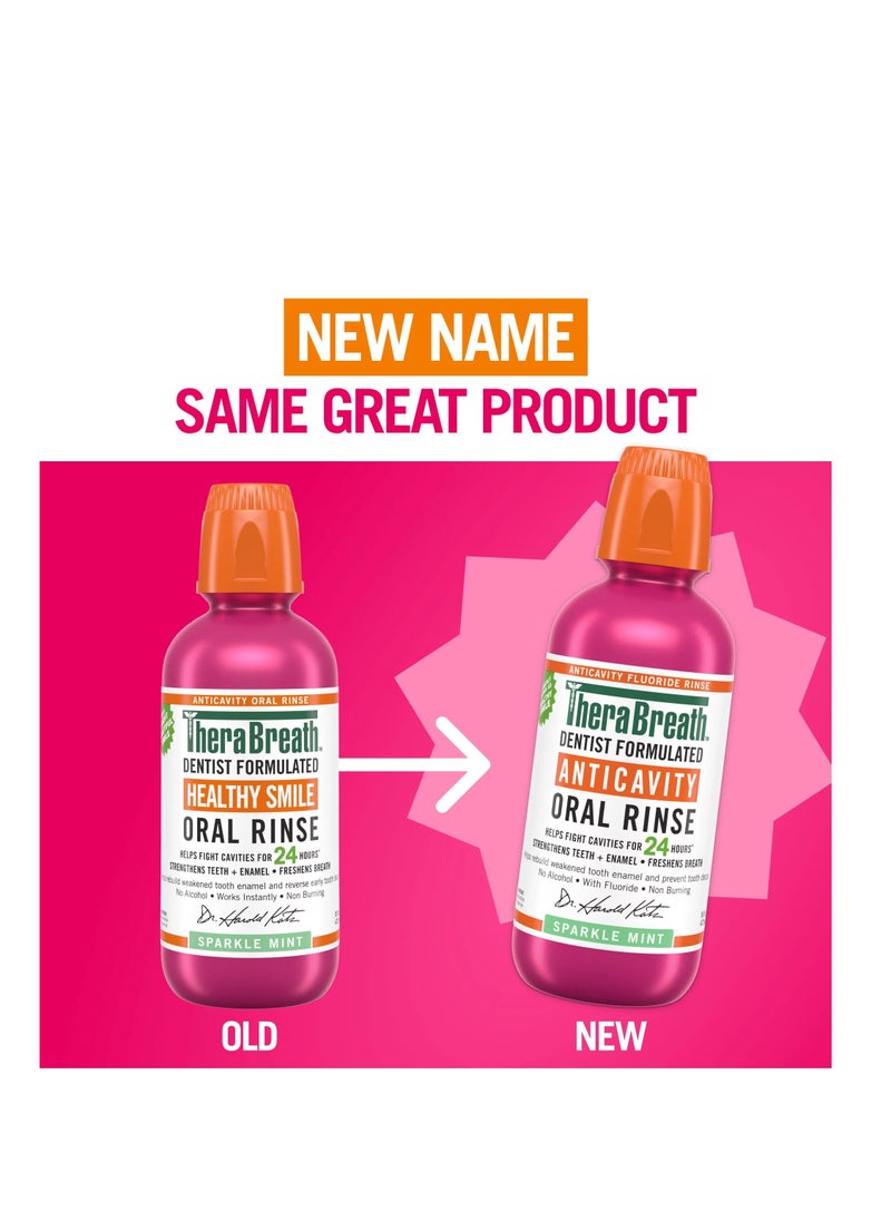 TheraBreath - TheraBreath Healthy Smile Dentist Formulated Oral Rinse 473ml - Image 1