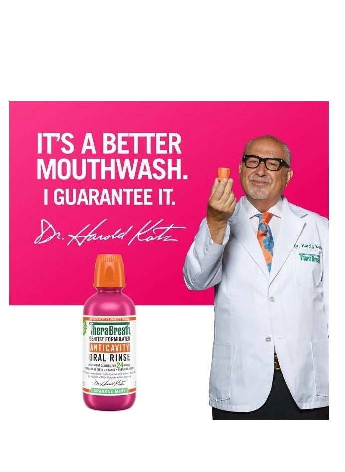 TheraBreath - TheraBreath Healthy Smile Dentist Formulated Oral Rinse 473ml - Image 1