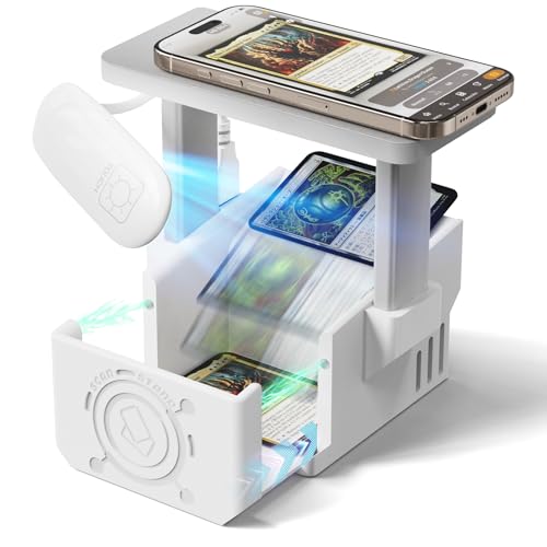 OSTENBIG Card Scanner Pro for Trading Cards MTG TCG Card Scanner Stand with LED Light and Magnetic Base Quickly Scan and Price Check Unsleeved Collectible Cards Compatible with ManaBox App - Image 1