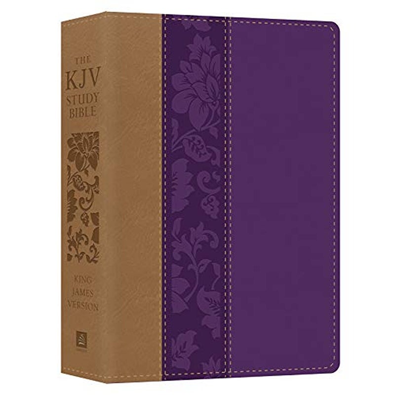 The KJV Study Bible Large Print violet Floret 