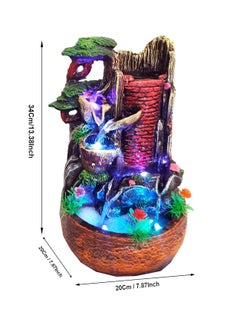 FASHERATI Noman Microfiber Water Fountain 36x 18 x 18 cm Multicolour  - Image 3