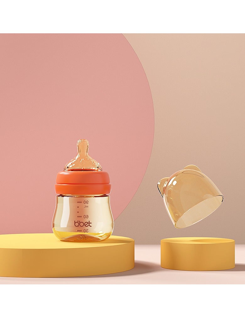bbet Feeding Bottle ,90 ML Feeder Bottle for  0-3 Months Baby ，Baby Milk Bottle for Newborn Baby,  Milk Feeding Bottle with Wide Mouth Baby PPSU  Feeding Bottle Resistant to Falling and Anti Flatulence - Image 1