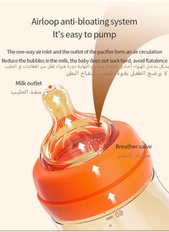 bbet Feeding Bottle ,90 ML Feeder Bottle for  0-3 Months Baby ，Baby Milk Bottle for Newborn Baby,  Milk Feeding Bottle with Wide Mouth Baby PPSU  Feeding Bottle Resistant to Falling and Anti Flatulence  - Image 3