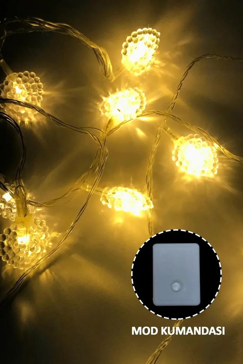 Faial Decorative Heart LED Daylight 4 Meters Christmas LED Light 3 Functions