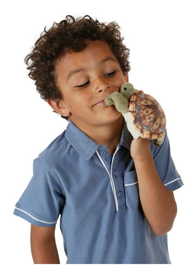 Folkmanis Mini Tortoise Finger Puppet Multicolor - Image 4