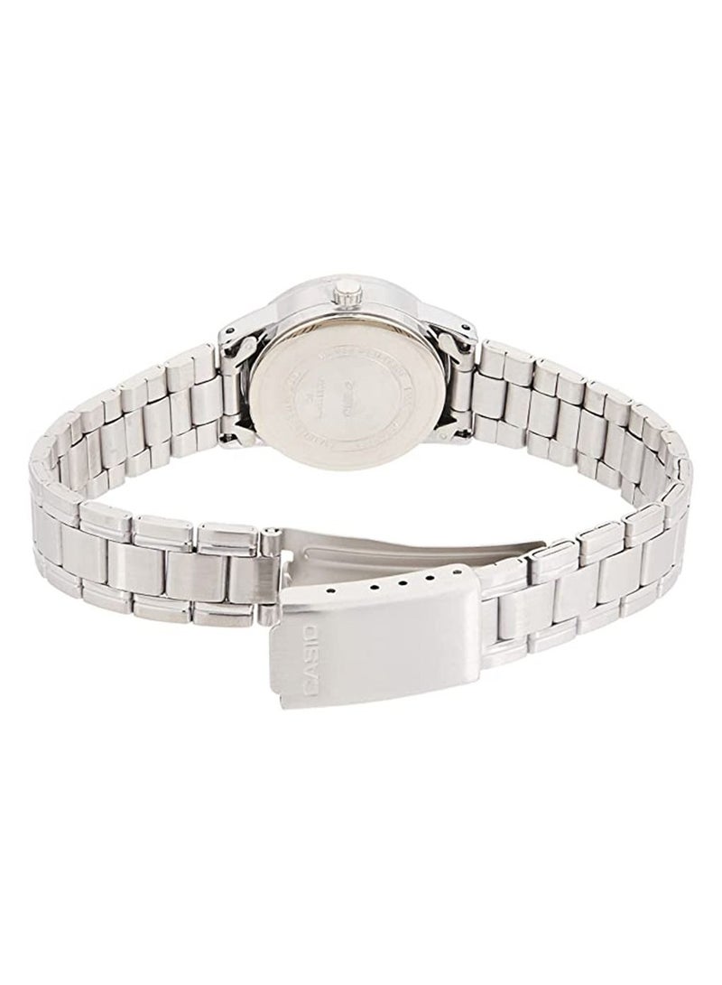 كاسيو Women's Stainless Steel Analog Watch LTP-V002D-7AUDF - Image 2