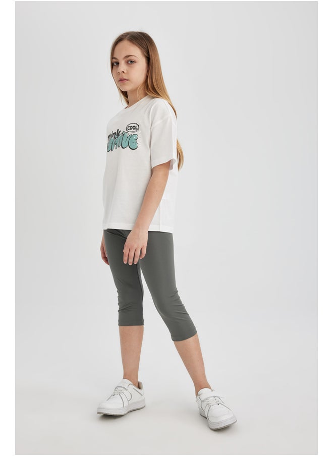 DeFacto - Girl Legging Fit Knitted Leggings - Image 1