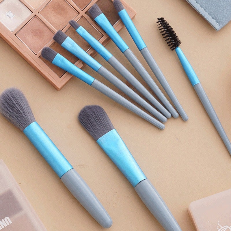 8 Mini Makeup Brush Suit Portable Soft Hair Powder Eye Shadow Blush Brush Full Set Makeup Brush Beauty Tools - Image 4