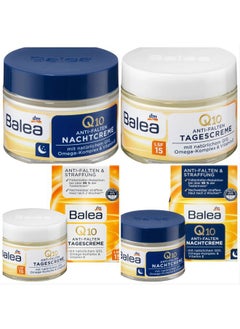 Balea Q10 Anti-wrinkle Day Cream+Night Cream VitaminE Cream Reduce wrinkles fine lines SkinCare regeneration cream Vegan