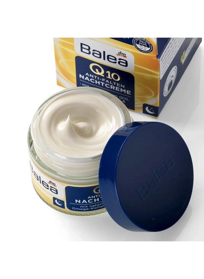Balea - Balea Q10 Anti-wrinkle Day Cream+Night Cream VitaminE Cream Reduce wrinkles fine lines SkinCare regeneration cream Vegan - Image 1