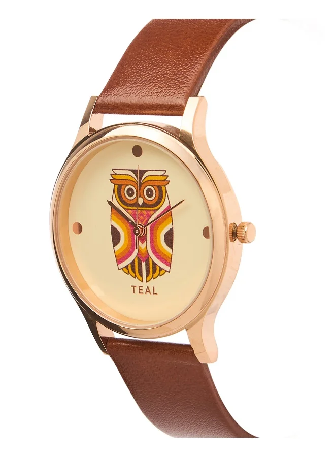 Chumbak Aztec Owl Wrist Watch