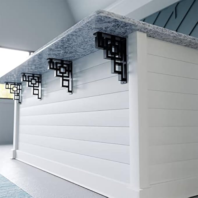 BKTM01X05X08SER ERIS, 1 1/2"W X 5 1/2"D X 8"H, POWDER COATED BLACK - Image 3