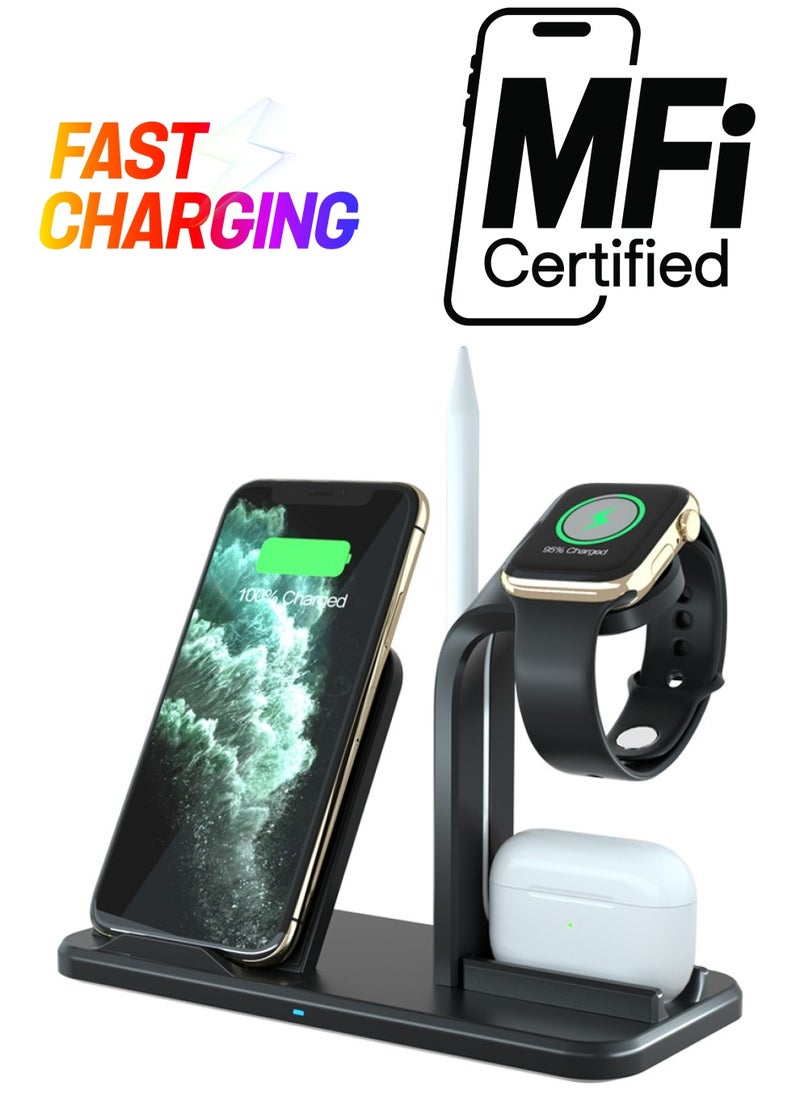 Phone Planet - Professional Fast Wireless Charger for Apple iPhone/Android/Smartwatch and Air Pods - Image 1