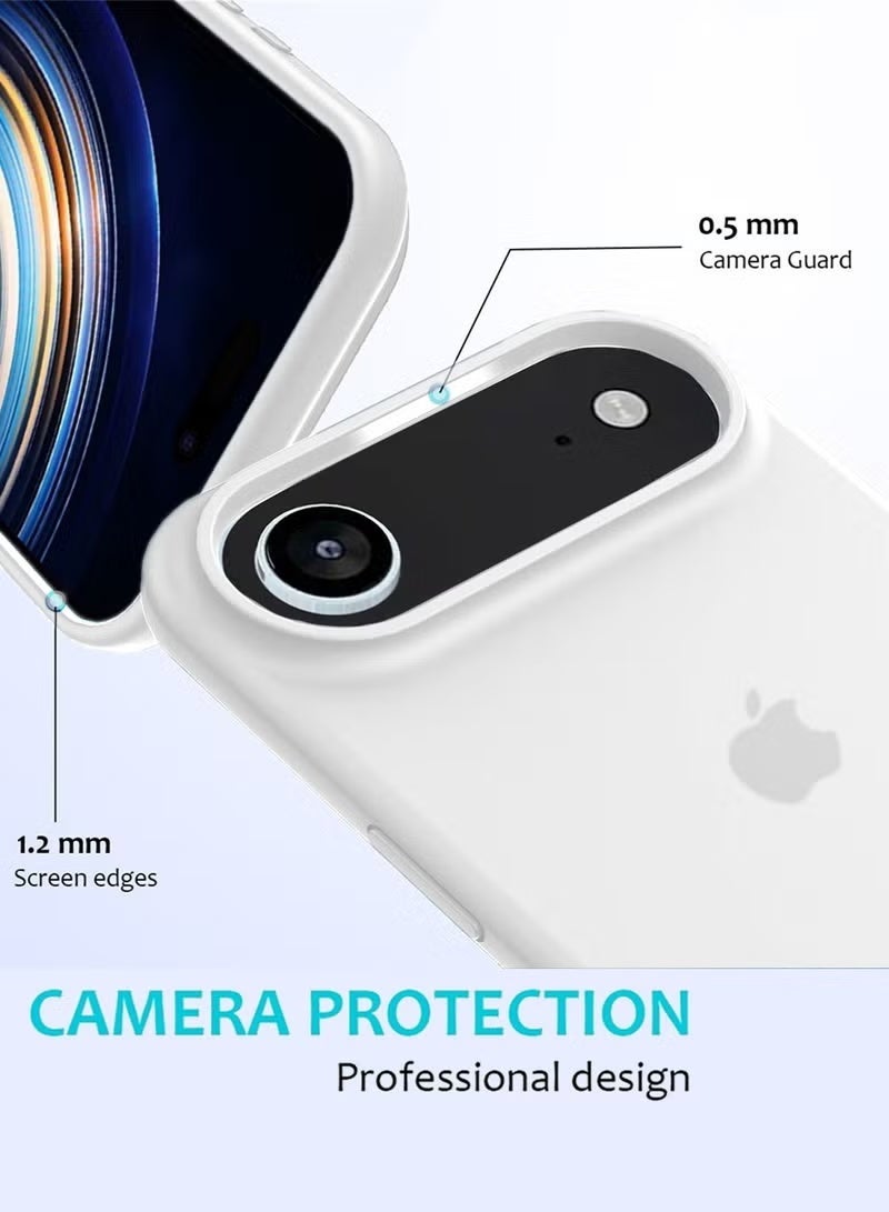 iPhone 17 Air Case Soft Silicone Protective Phone Cover iPhone 17 Air with Microfiber Lining Case For iPhone 17 Air 6.5-Inch - Image 4