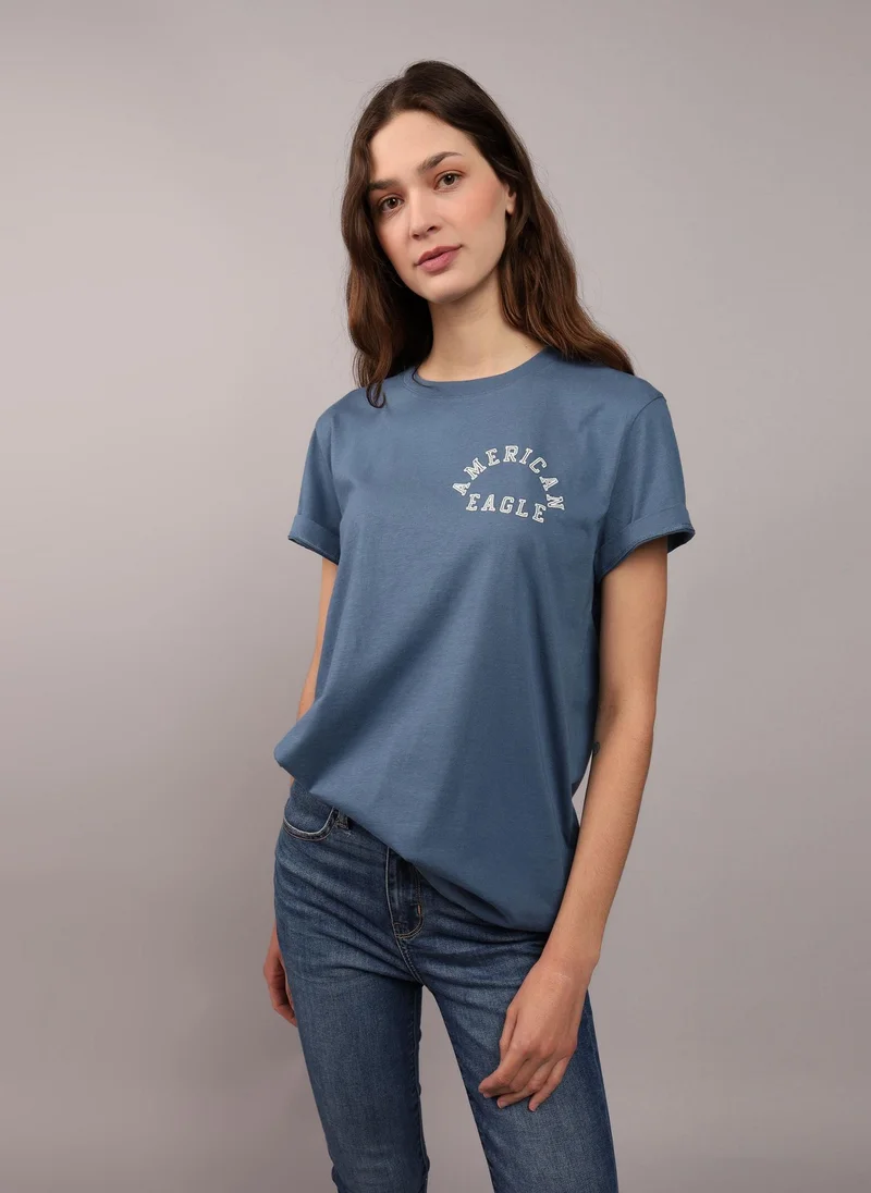 American Eagle Logo Crew Neck T-Shirt