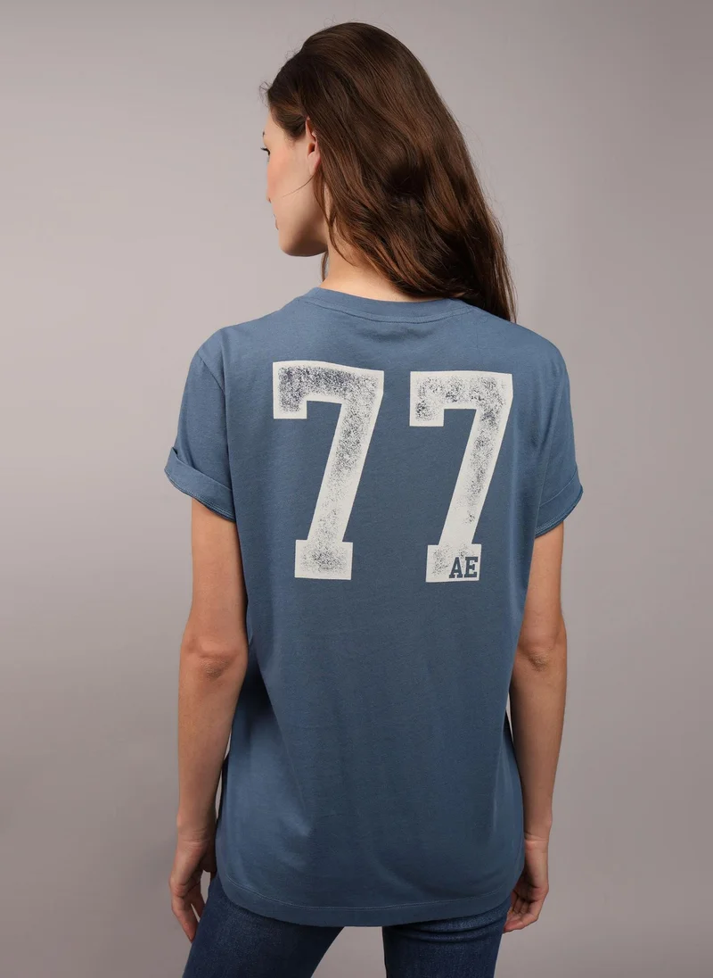 American Eagle Logo Crew Neck T-Shirt