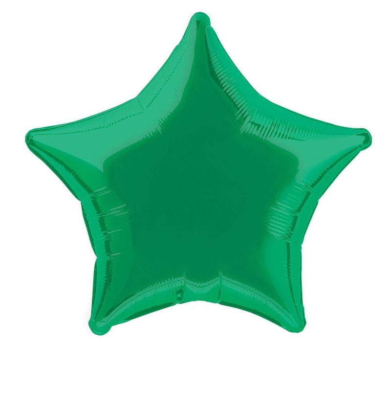 Balloonistics Star Shape Metallic Foil Balloon for Decoration Pack of 5 PCS (Green) - Image 5
